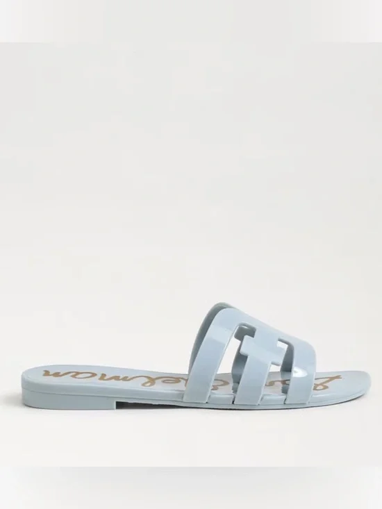 Sam Edelman Women’s Bay Jelly Slide Sandals Cape Blue Size-9 NIB - Picture 2 of 9